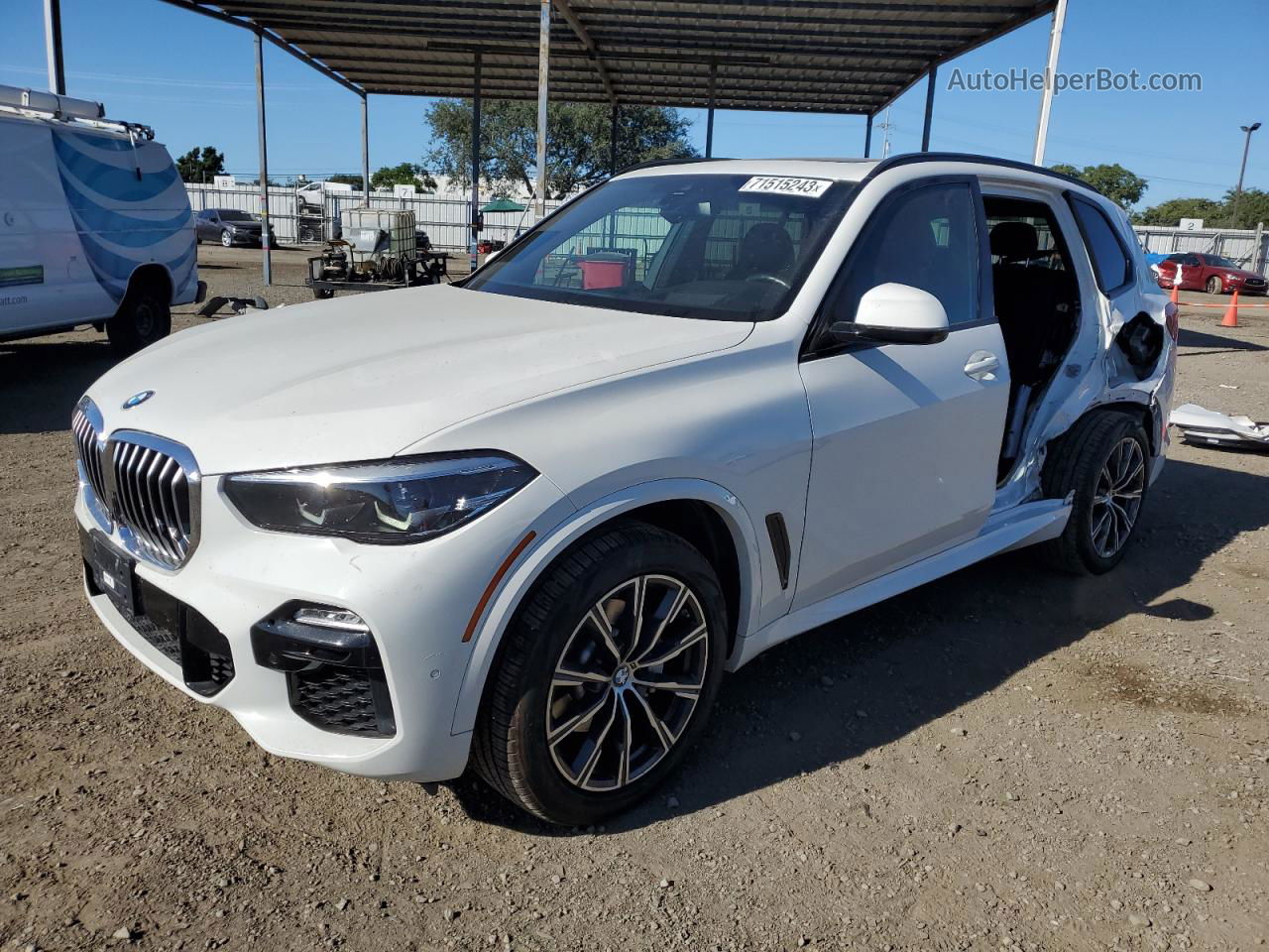 2020 Bmw X5 Xdrive40i White vin: 5UXCR6C04L9C68875