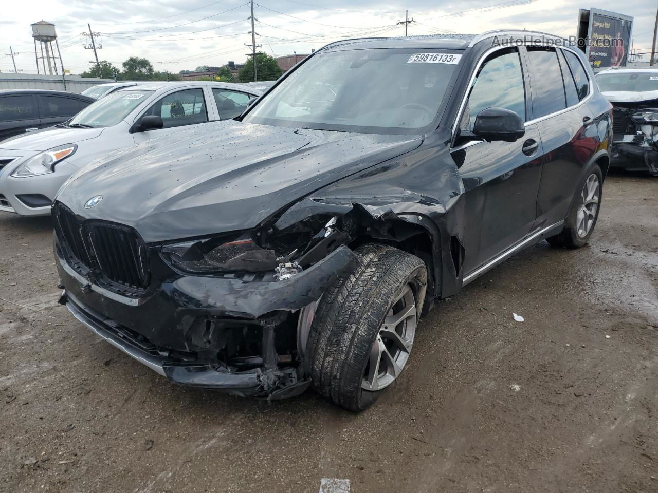 2020 Bmw X5 Xdrive40i Black vin: 5UXCR6C05L9B20265