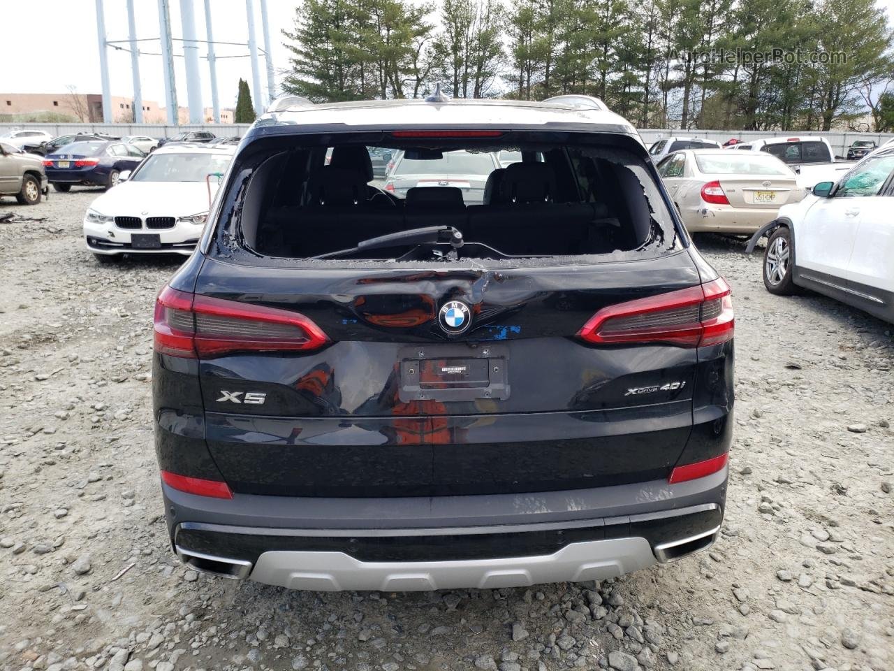 2020 Bmw X5 Xdrive40i Black vin: 5UXCR6C05L9B85939