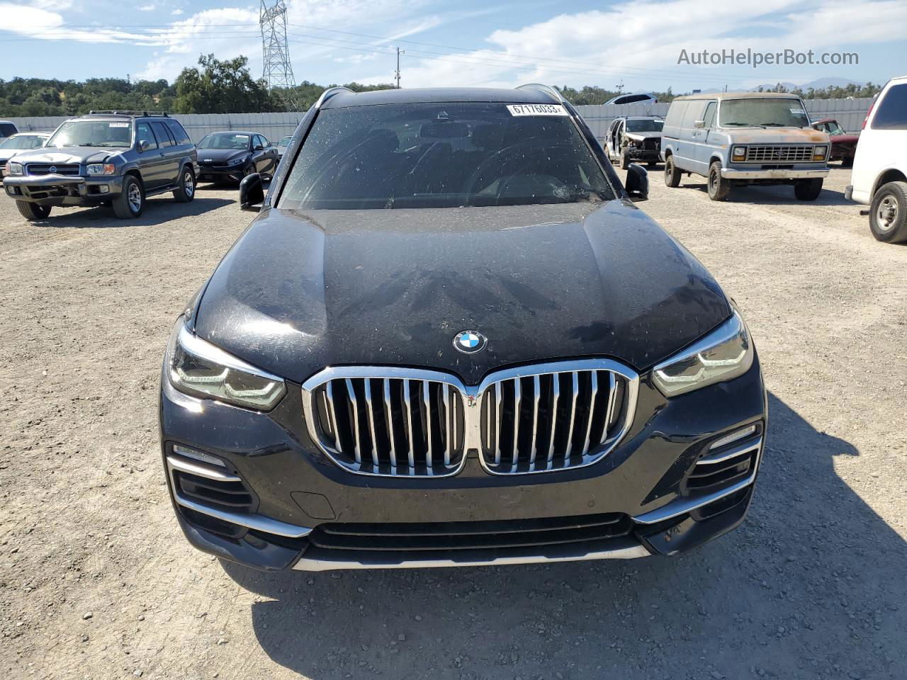 2020 Bmw X5 Xdrive40i Черный vin: 5UXCR6C06L9C33576