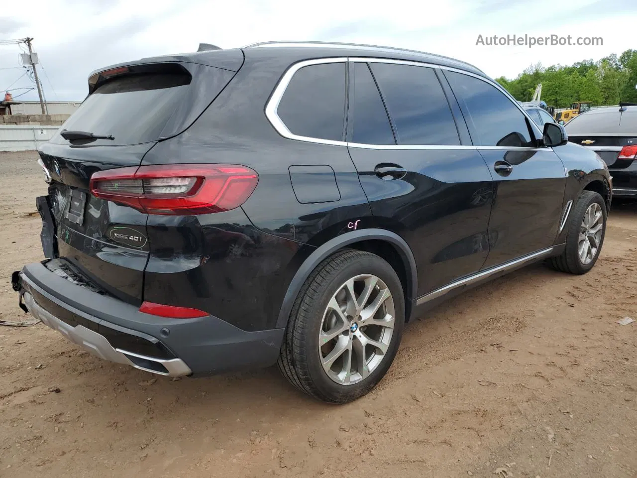 2020 Bmw X5 Xdrive40i Black vin: 5UXCR6C07L9B69399