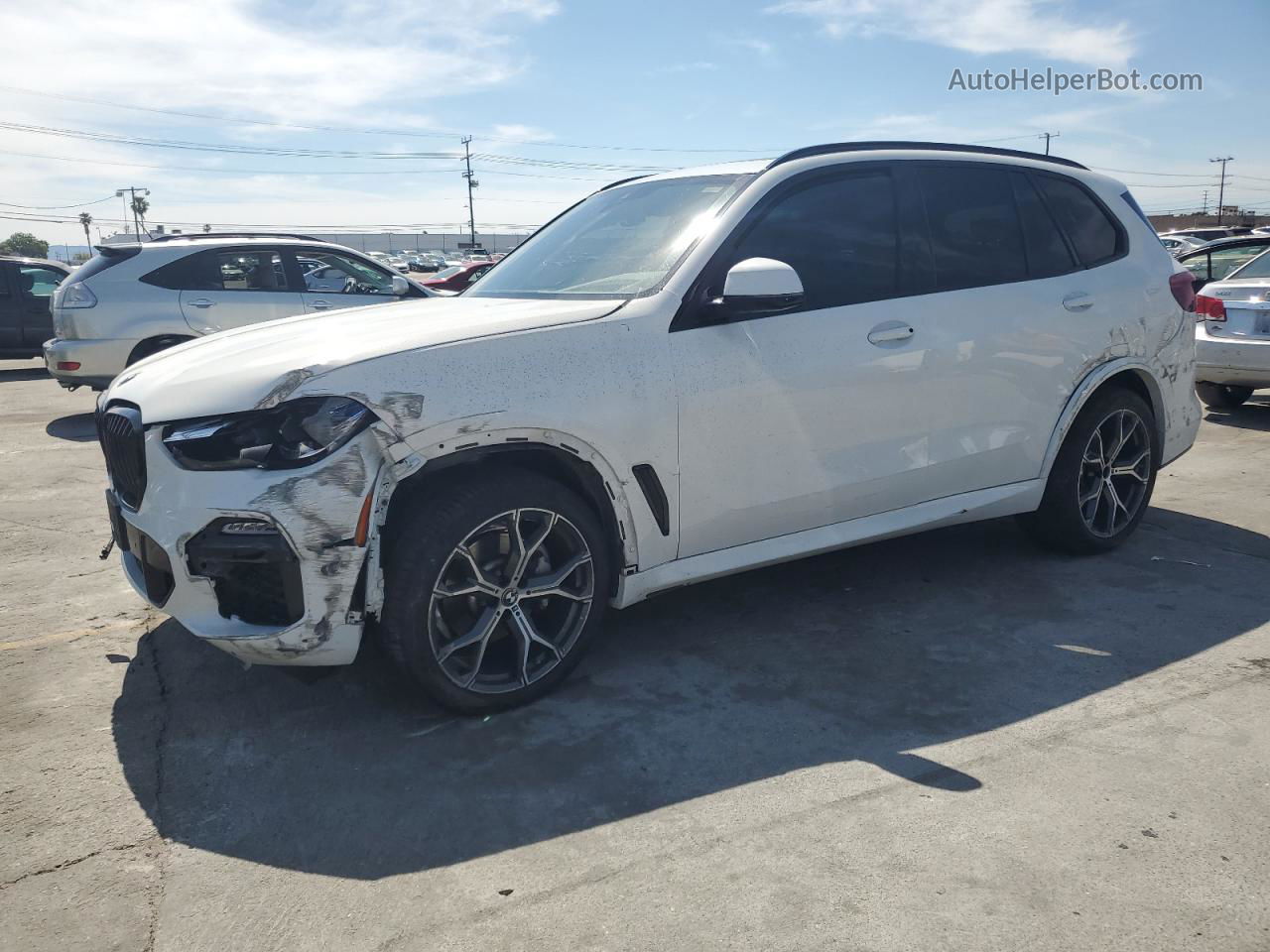 2020 Bmw X5 Xdrive40i White vin: 5UXCR6C07L9C02241