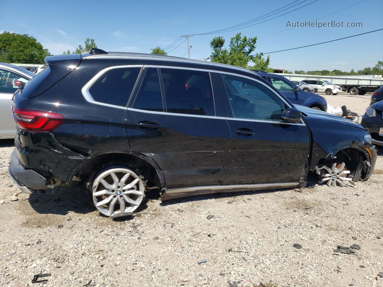 2020 Bmw X5 Xdrive40i Black vin: 5UXCR6C07L9C82382