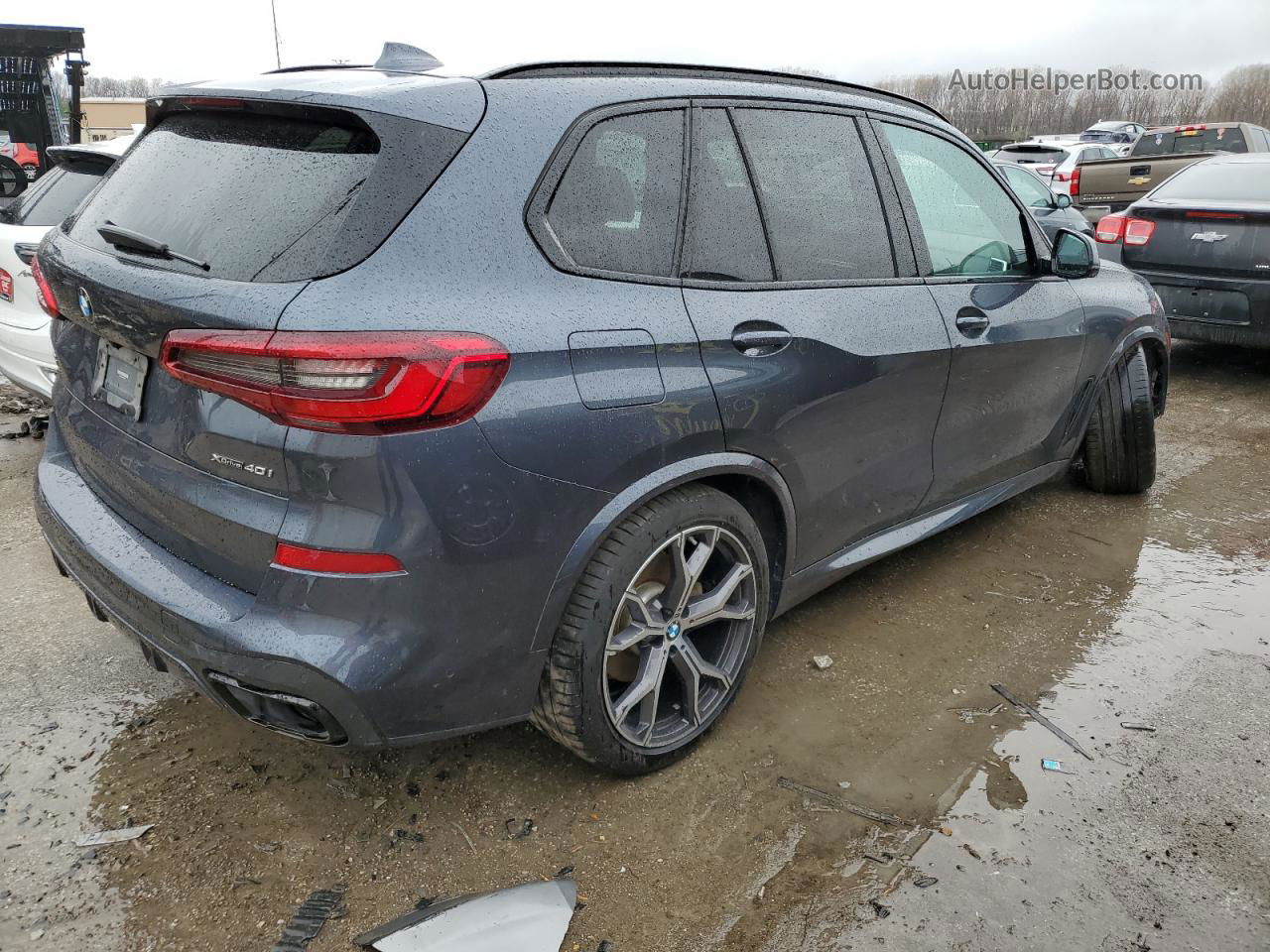 2020 Bmw X5 Xdrive40i Черный vin: 5UXCR6C08L9B61506