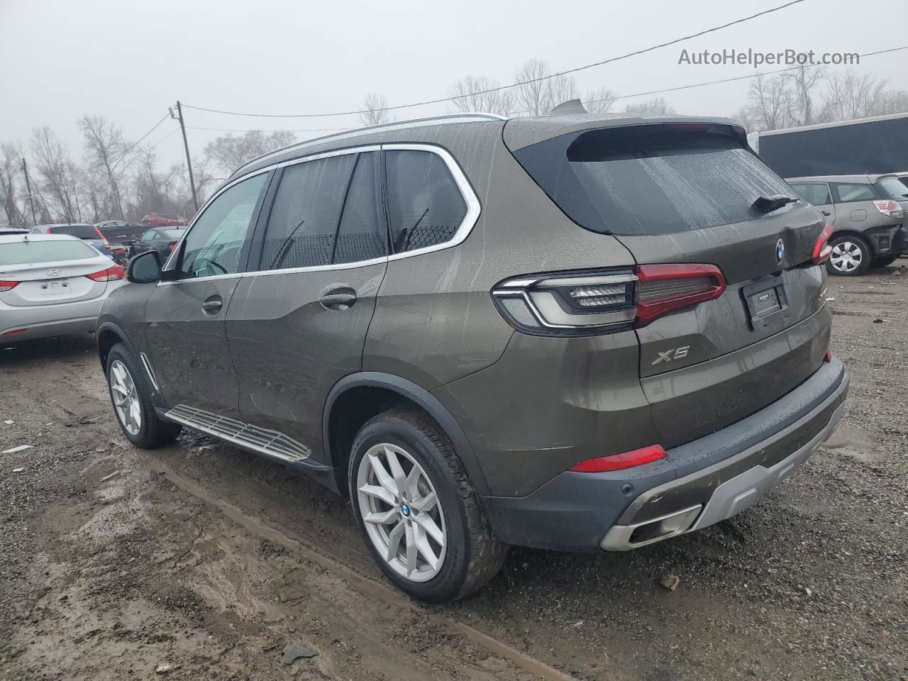 2020 Bmw X5 Xdrive40i Зеленый vin: 5UXCR6C08L9C09859