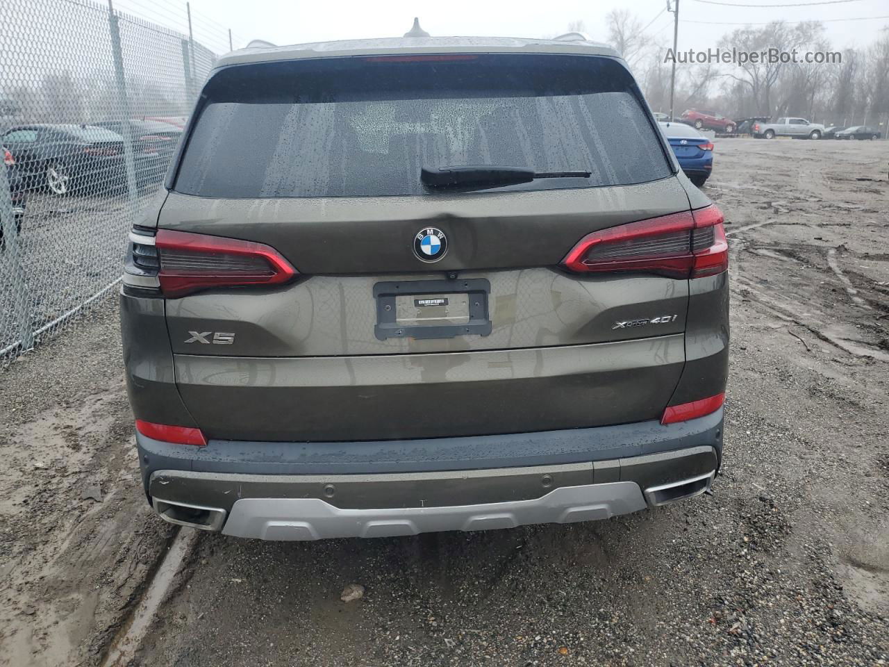 2020 Bmw X5 Xdrive40i Green vin: 5UXCR6C08L9C09859