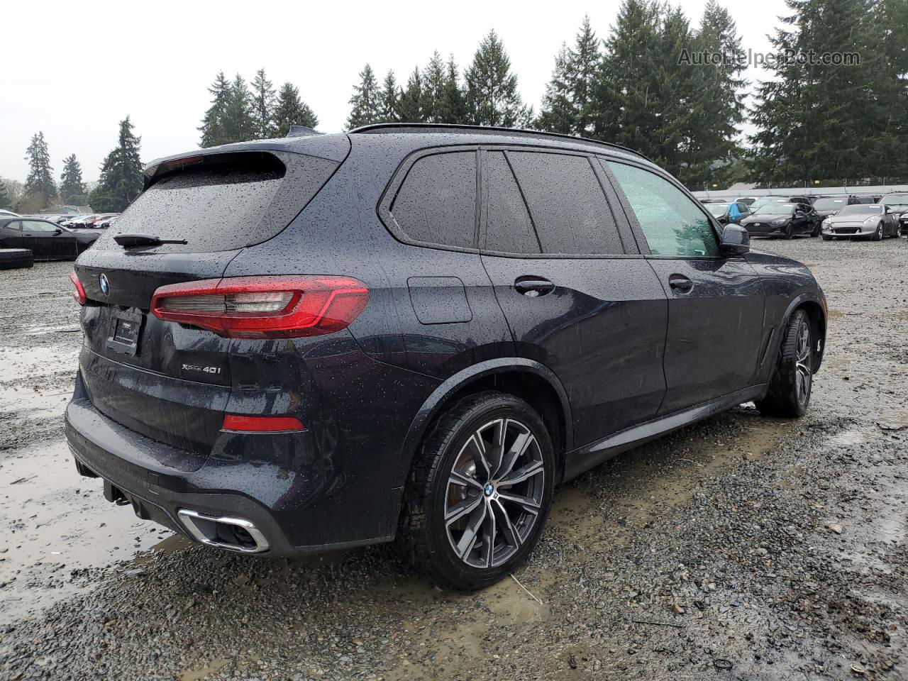 2020 Bmw X5 Xdrive40i Black vin: 5UXCR6C08LLL75881