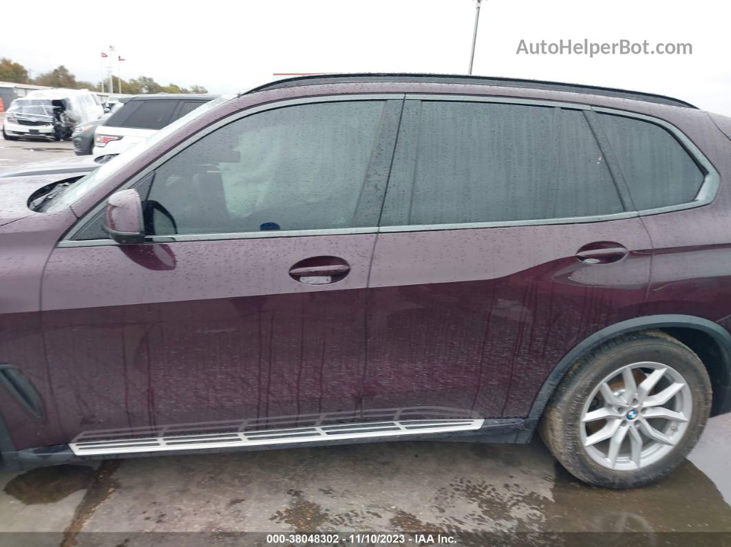 2020 Bmw X5 Xdrive40i Burgundy vin: 5UXCR6C0XL9B25901