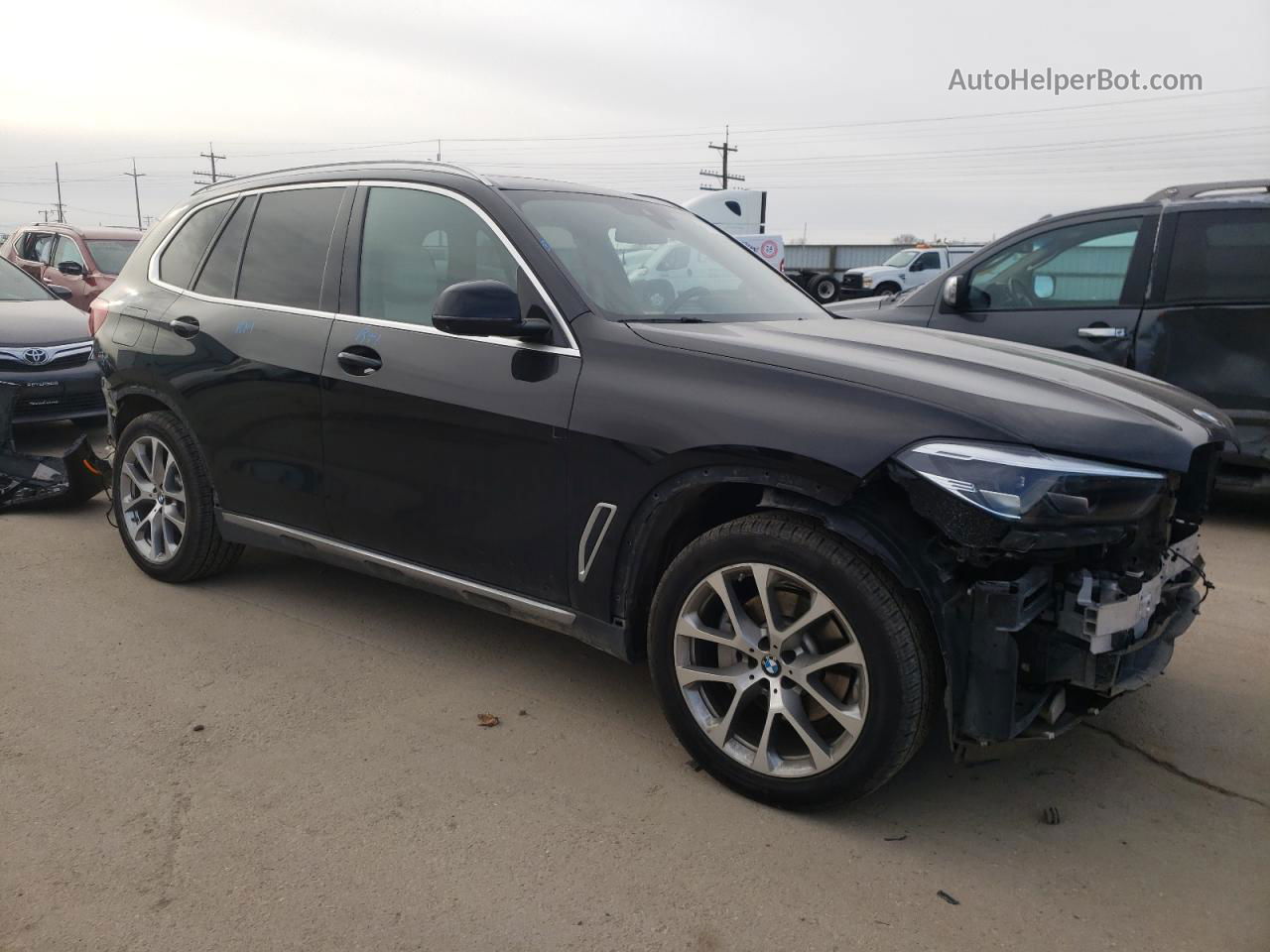 2020 Bmw X5 Xdrive40i Черный vin: 5UXCR6C0XL9B75553