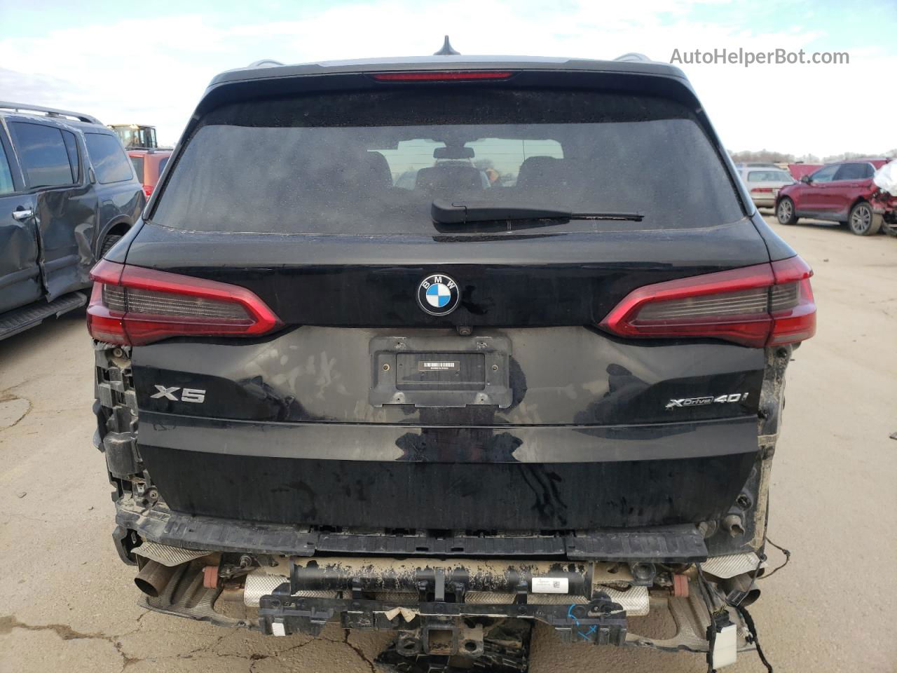 2020 Bmw X5 Xdrive40i Black vin: 5UXCR6C0XL9B75553