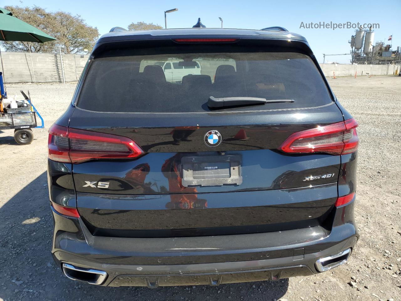 2019 Bmw X5 Xdrive40i Black vin: 5UXCR6C50KLK85053