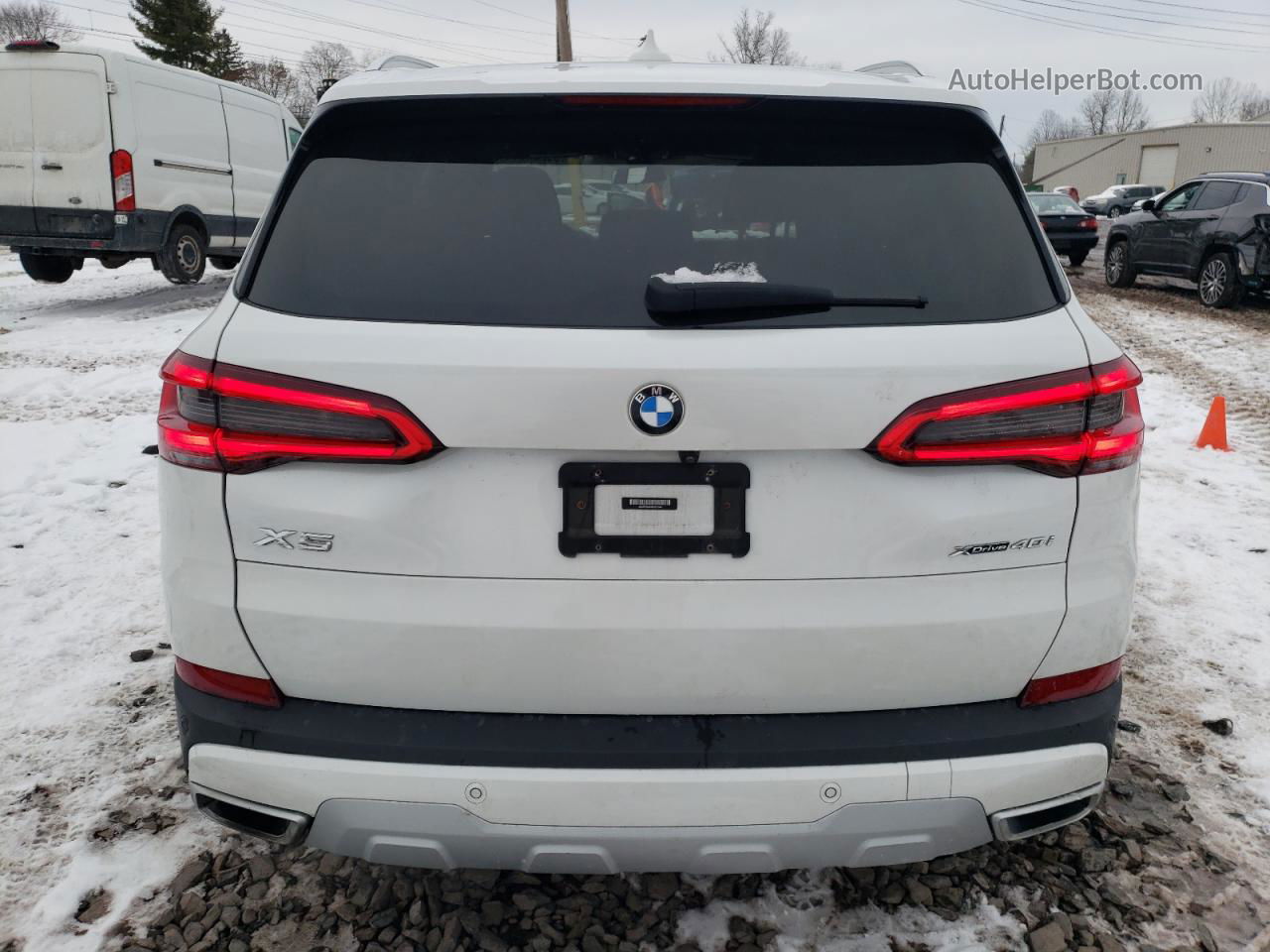 2019 Bmw X5 Xdrive40i White vin: 5UXCR6C50KLK85604