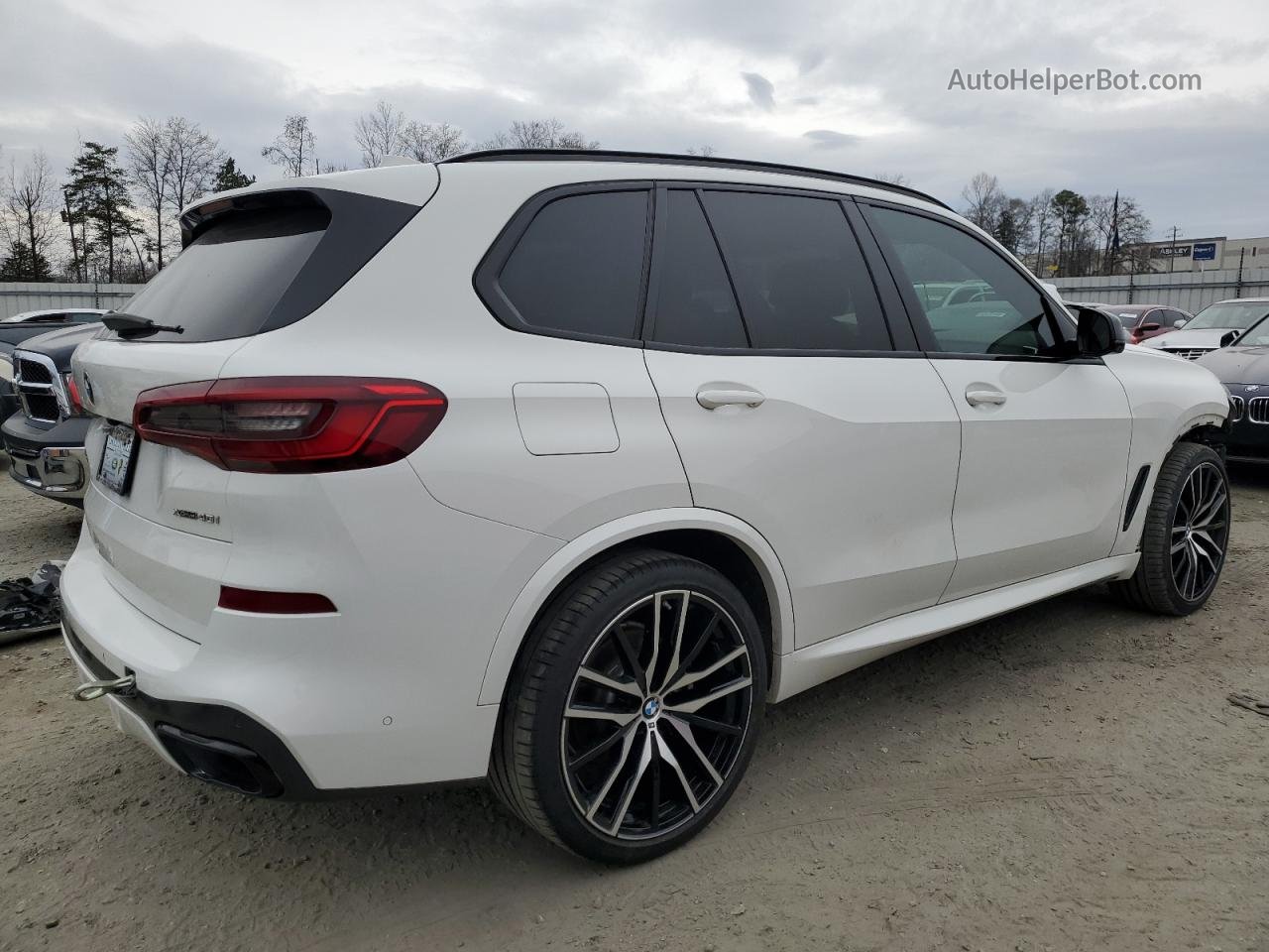 2019 Bmw X5 Xdrive40i White vin: 5UXCR6C50KLK86378