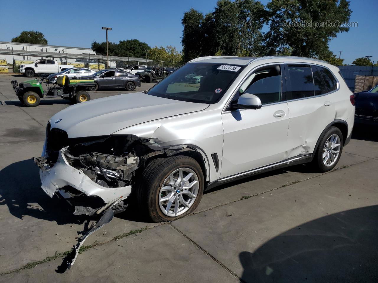 2019 Bmw X5 Xdrive40i White vin: 5UXCR6C50KLL05866