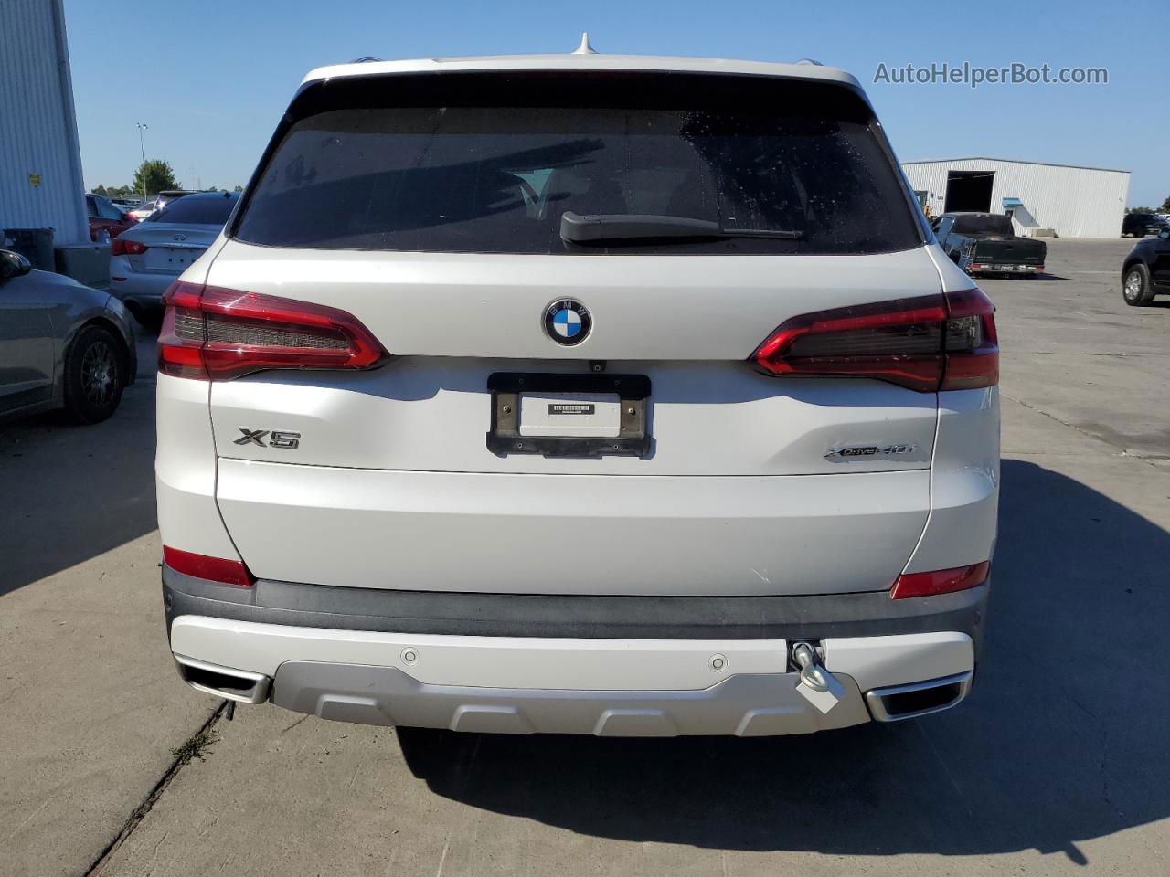 2019 Bmw X5 Xdrive40i White vin: 5UXCR6C50KLL05866