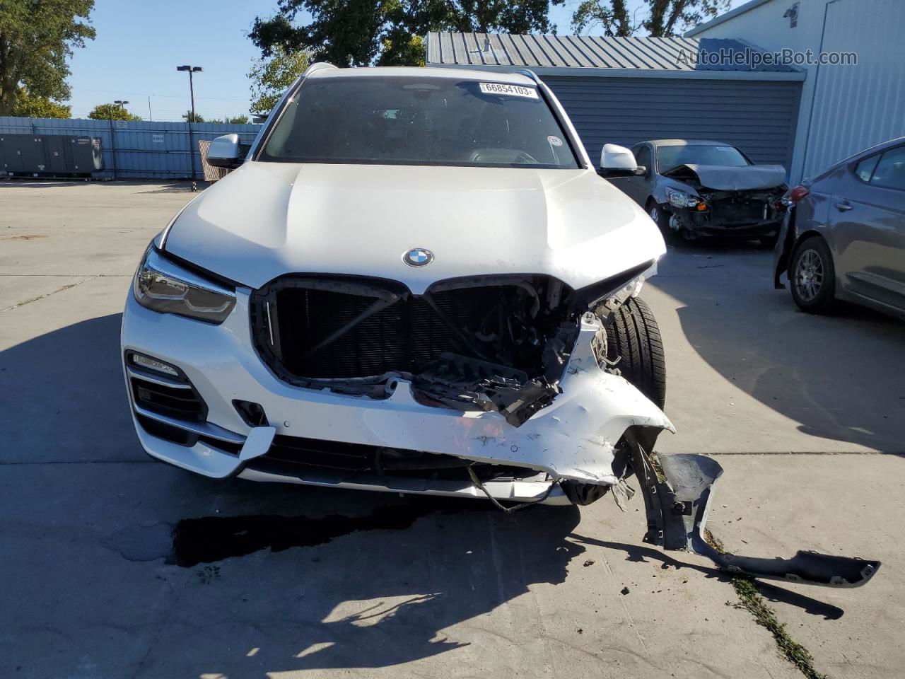 2019 Bmw X5 Xdrive40i White vin: 5UXCR6C50KLL05866