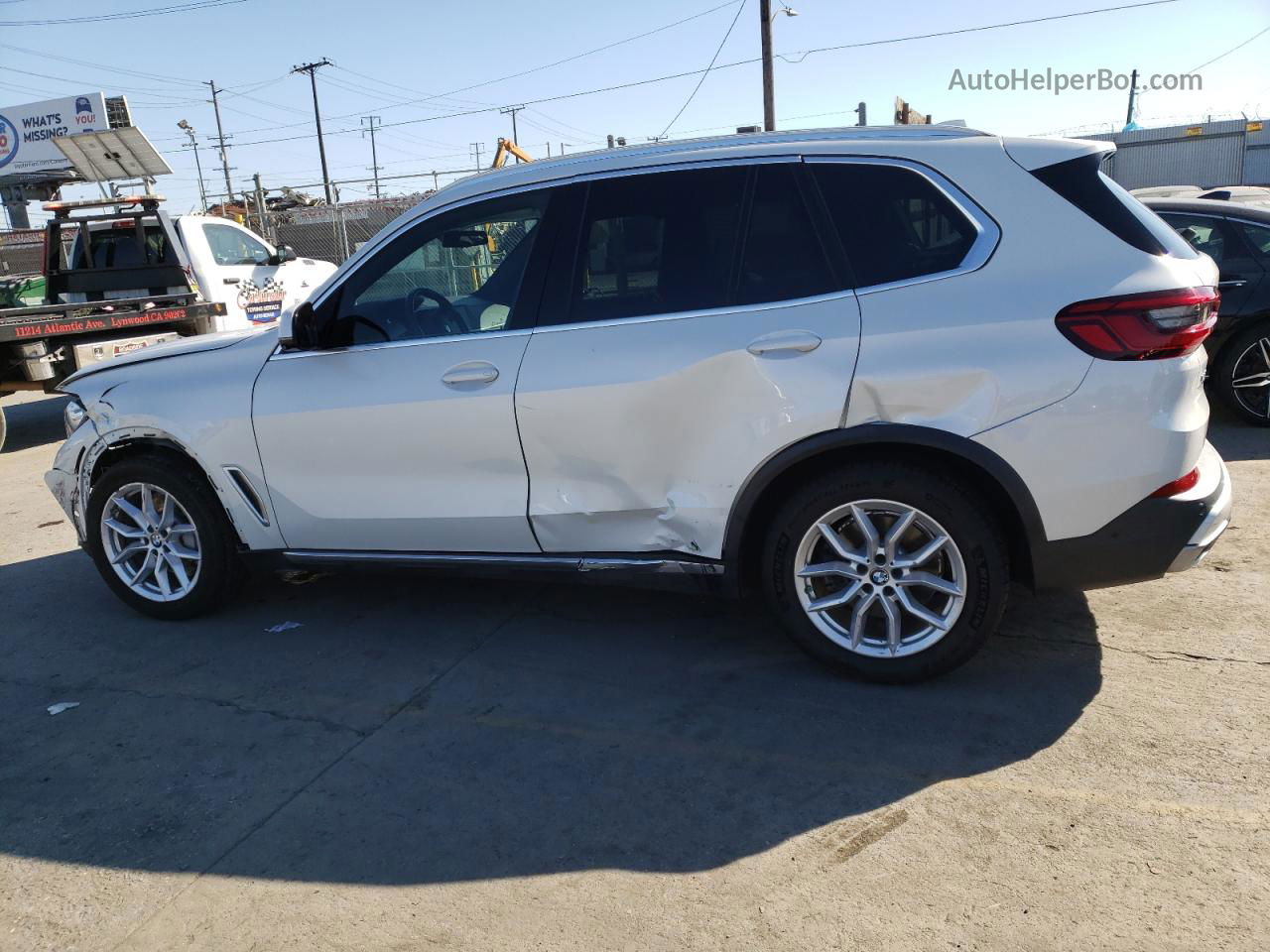 2019 Bmw X5 Xdrive40i White vin: 5UXCR6C50KLL05866