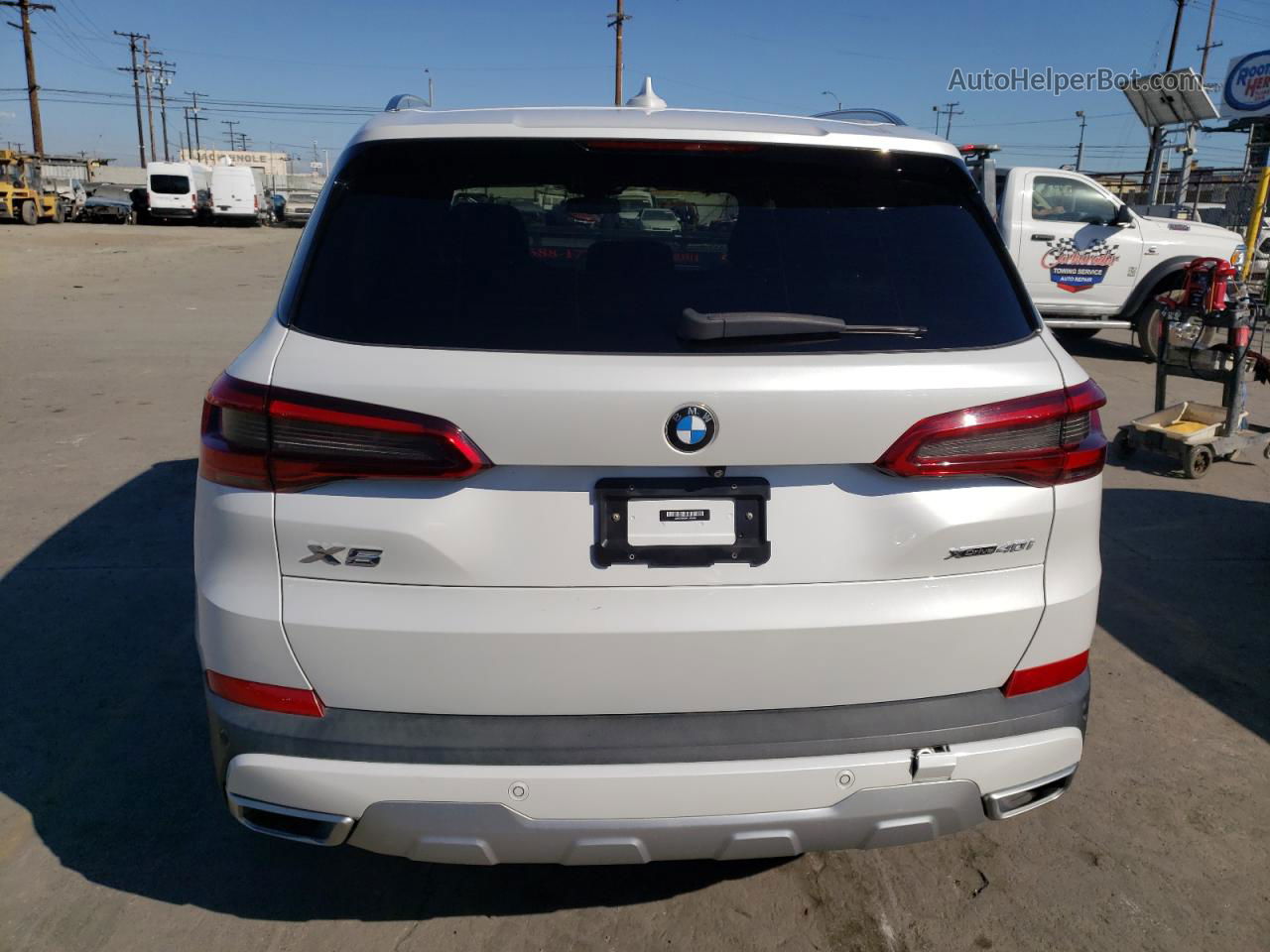 2019 Bmw X5 Xdrive40i White vin: 5UXCR6C50KLL05866