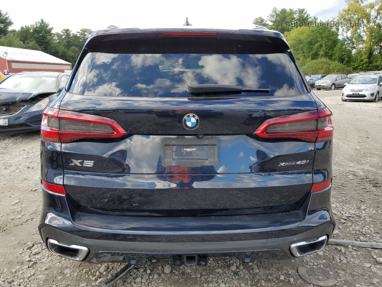 2019 Bmw X5 Xdrive40i Blue vin: 5UXCR6C50KLL11330