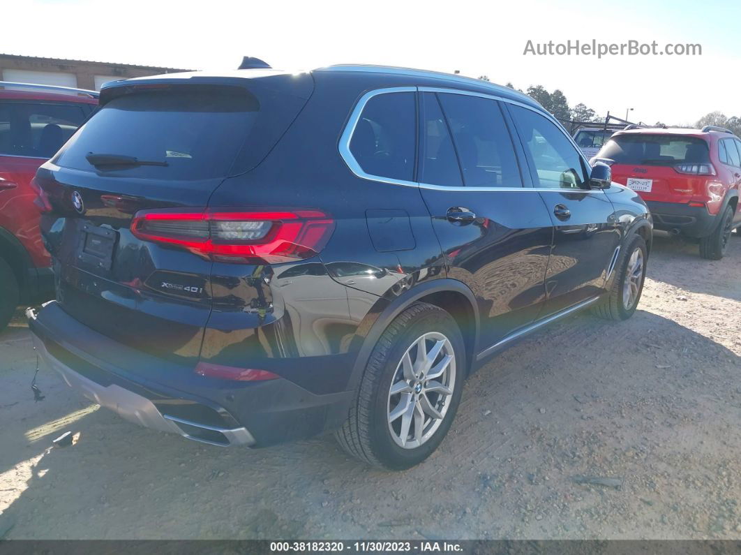 2019 Bmw X5 Xdrive40i Black vin: 5UXCR6C50KLL22621