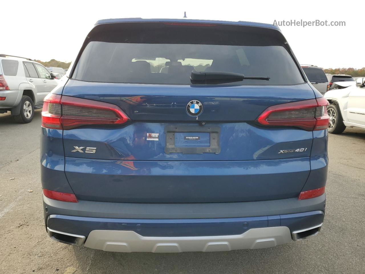 2019 Bmw X5 Xdrive40i Синий vin: 5UXCR6C50KLL37913