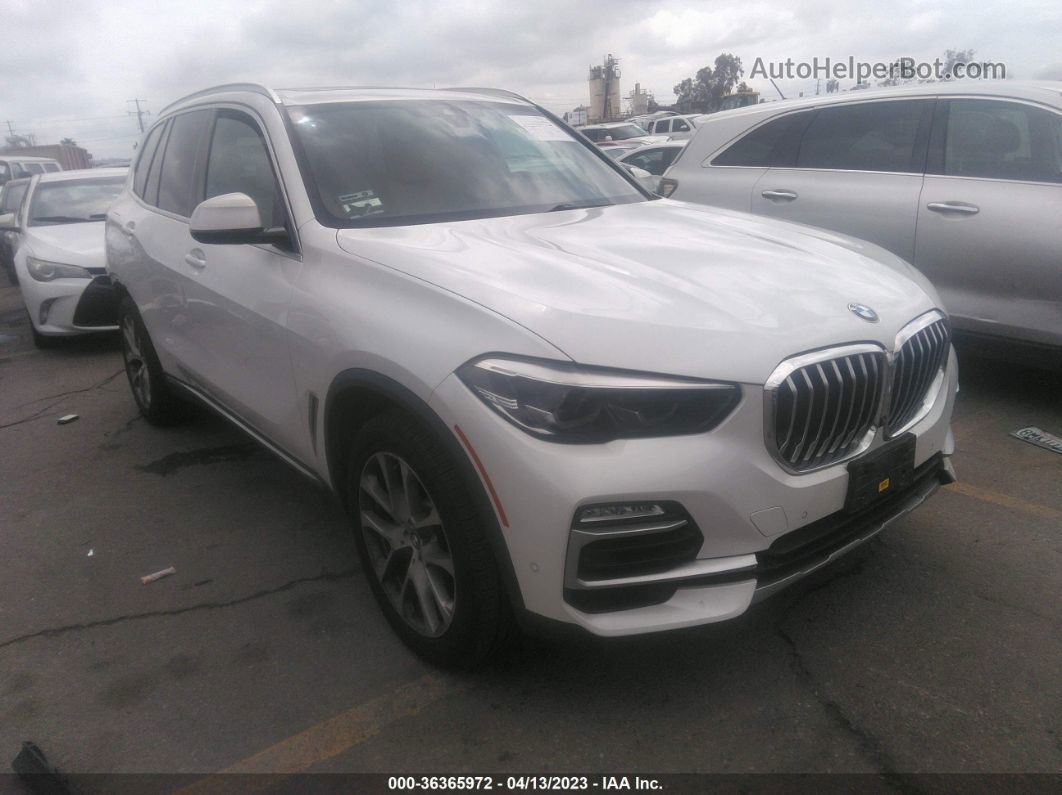 2019 Bmw X5 Xdrive40i White vin: 5UXCR6C50KLL39175