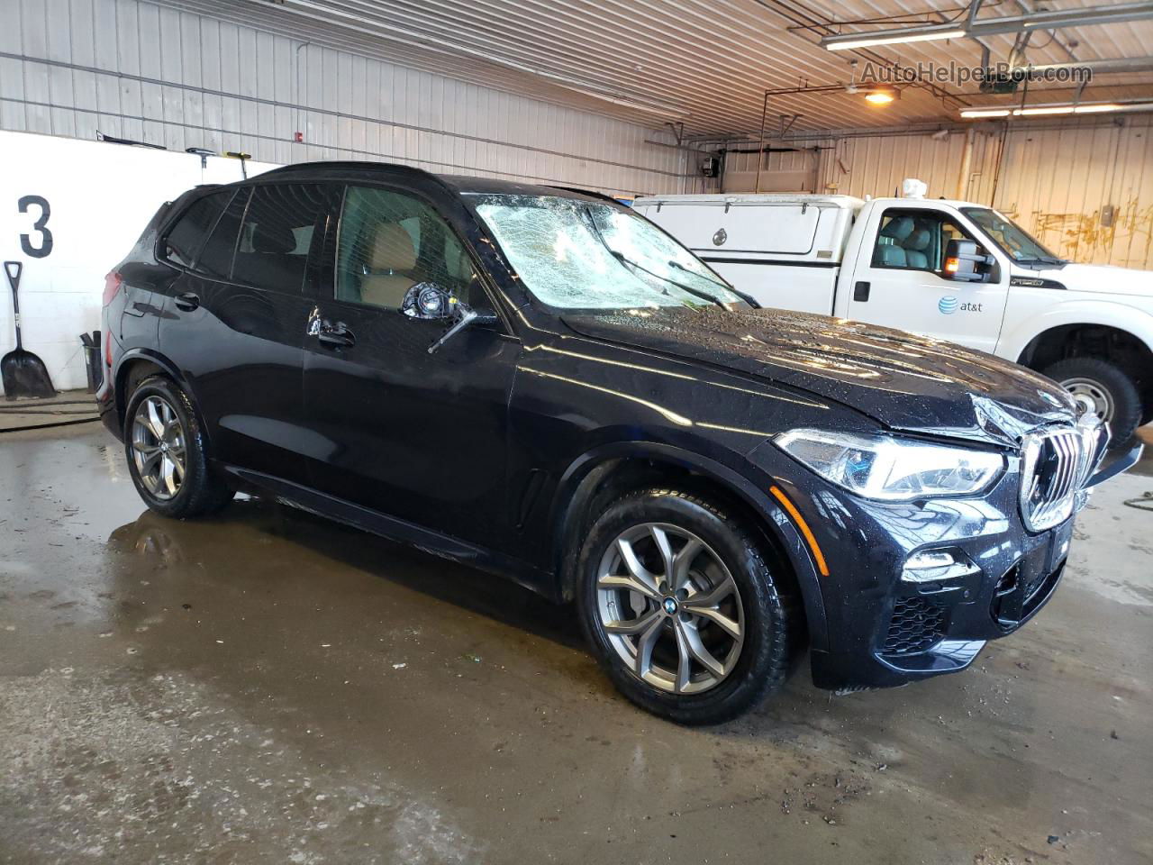 2019 Bmw X5 Xdrive40i Black vin: 5UXCR6C50KLL53772