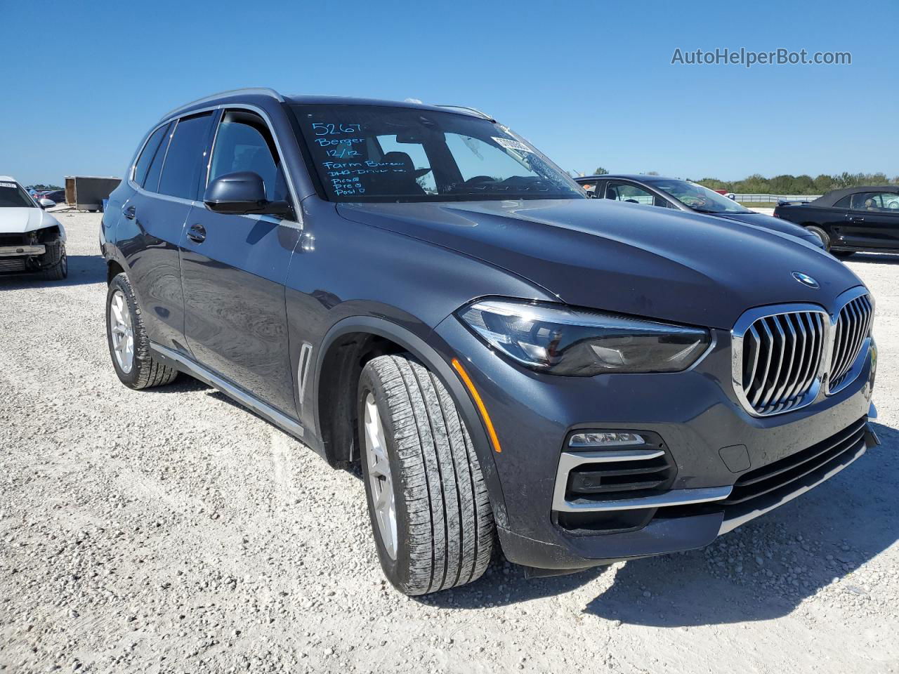 2019 Bmw X5 Xdrive40i Gray vin: 5UXCR6C50KLL60415