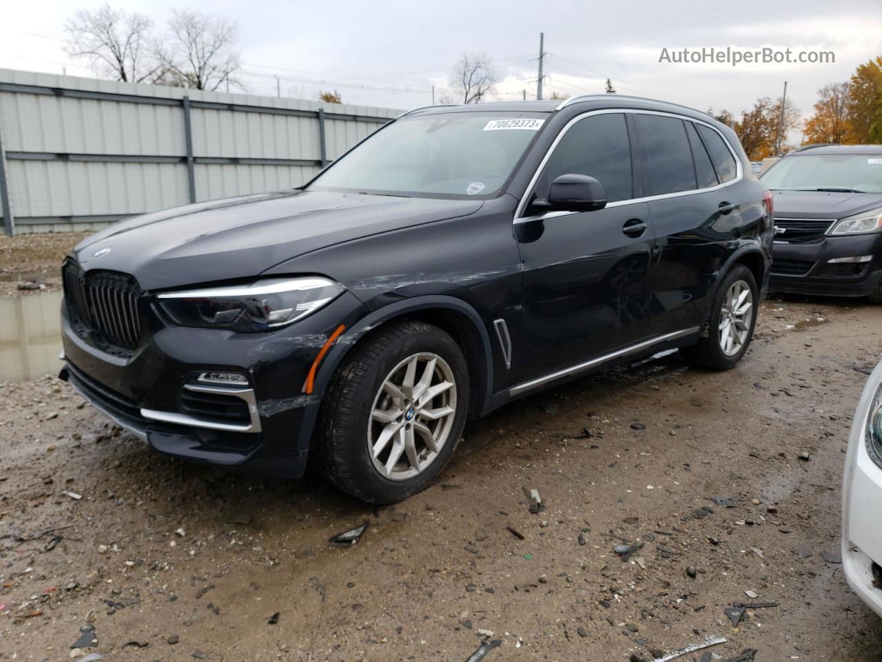 2019 Bmw X5 Xdrive40i Черный vin: 5UXCR6C50KLL61922