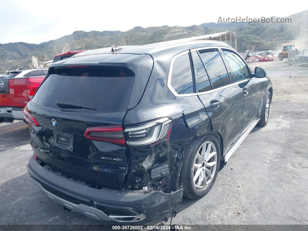 2019 Bmw X5 Xdrive40i Black vin: 5UXCR6C50KLL62813