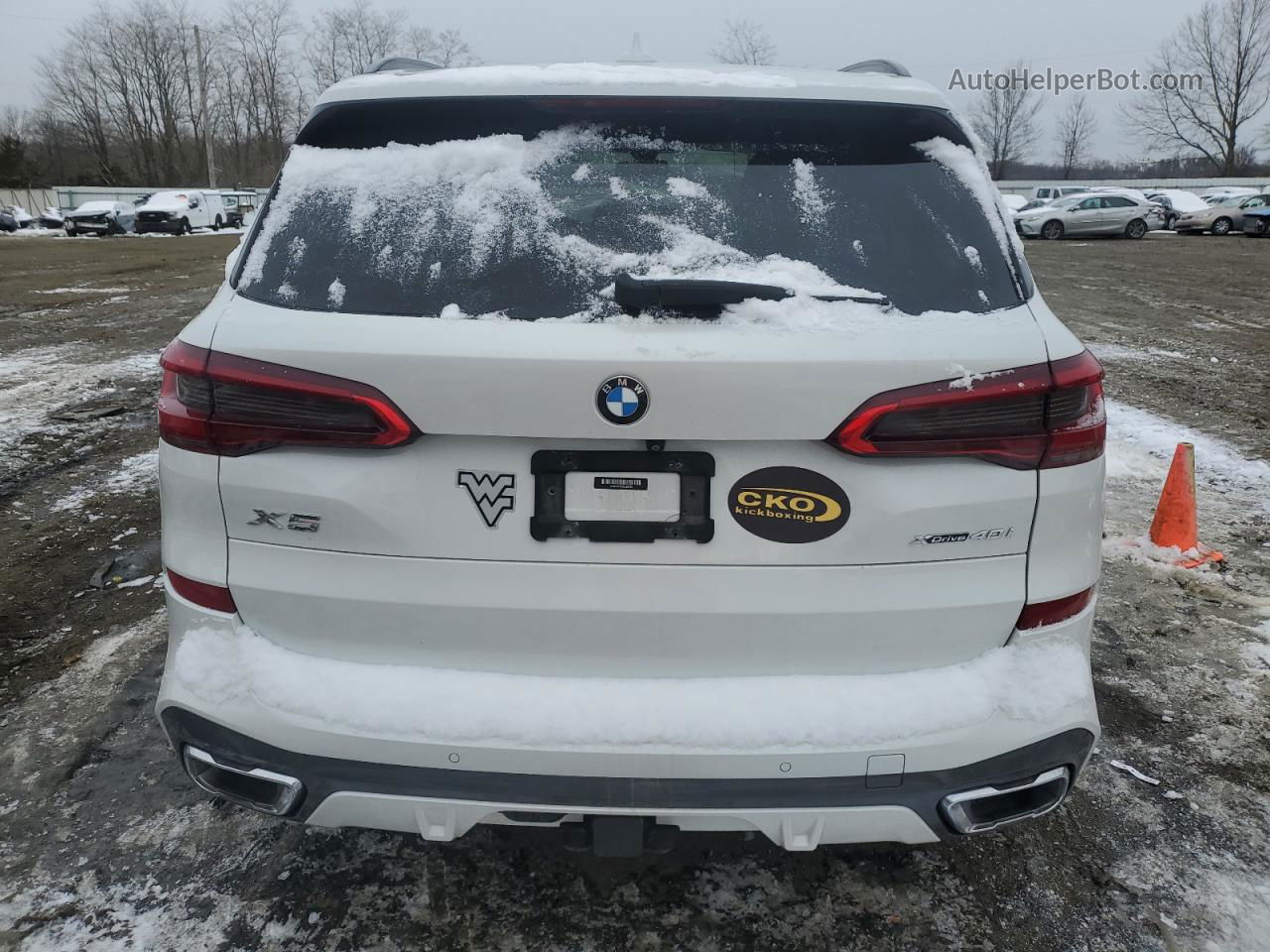 2019 Bmw X5 Xdrive40i White vin: 5UXCR6C50KLL63783