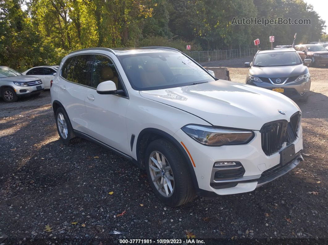 2019 Bmw X5 Xdrive40i White vin: 5UXCR6C51KLK82341