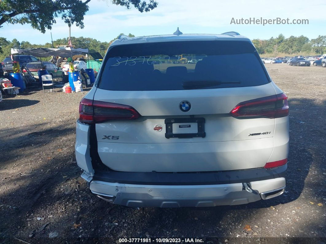 2019 Bmw X5 Xdrive40i White vin: 5UXCR6C51KLK82341