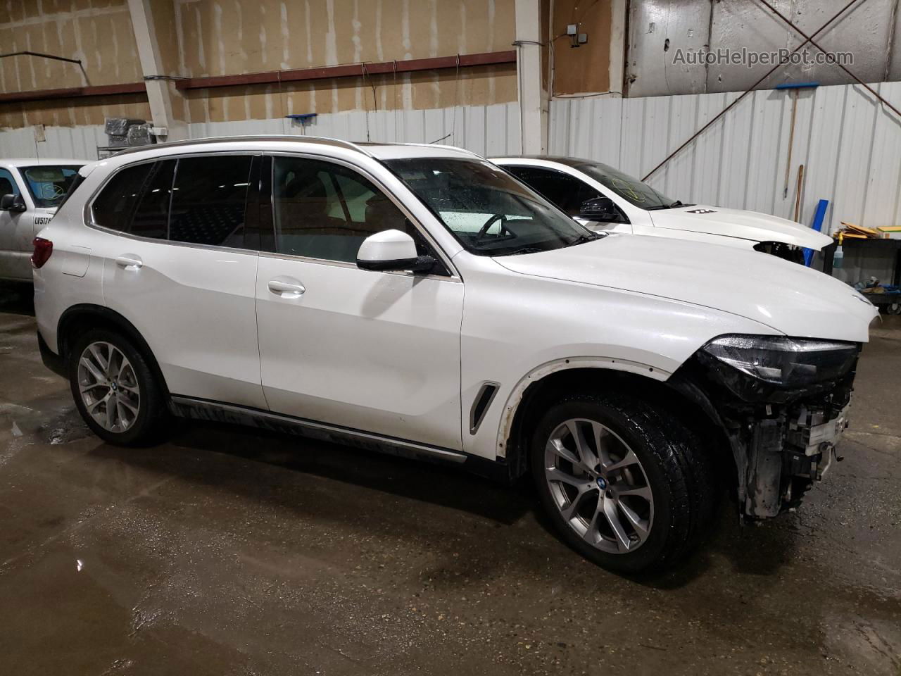 2019 Bmw X5 Xdrive40i White vin: 5UXCR6C51KLK88284