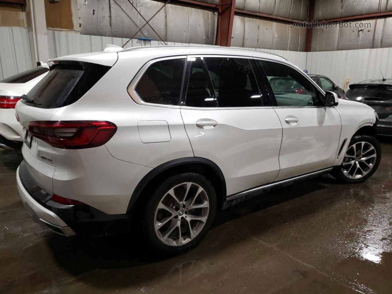 2019 Bmw X5 Xdrive40i White vin: 5UXCR6C51KLK88284