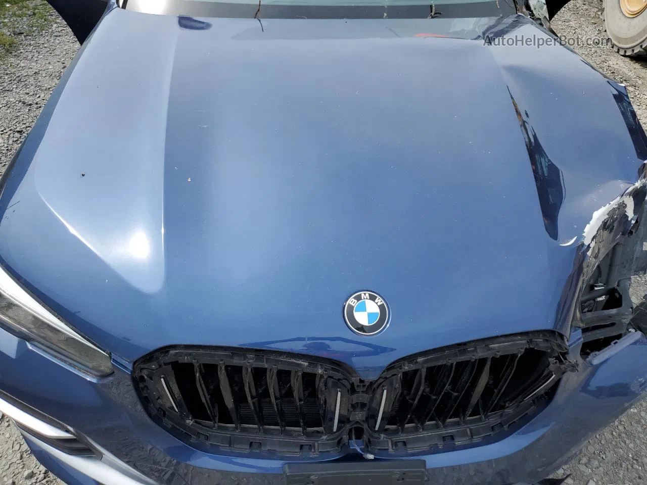 2019 Bmw X5 Xdrive40i Blue vin: 5UXCR6C51KLK88950