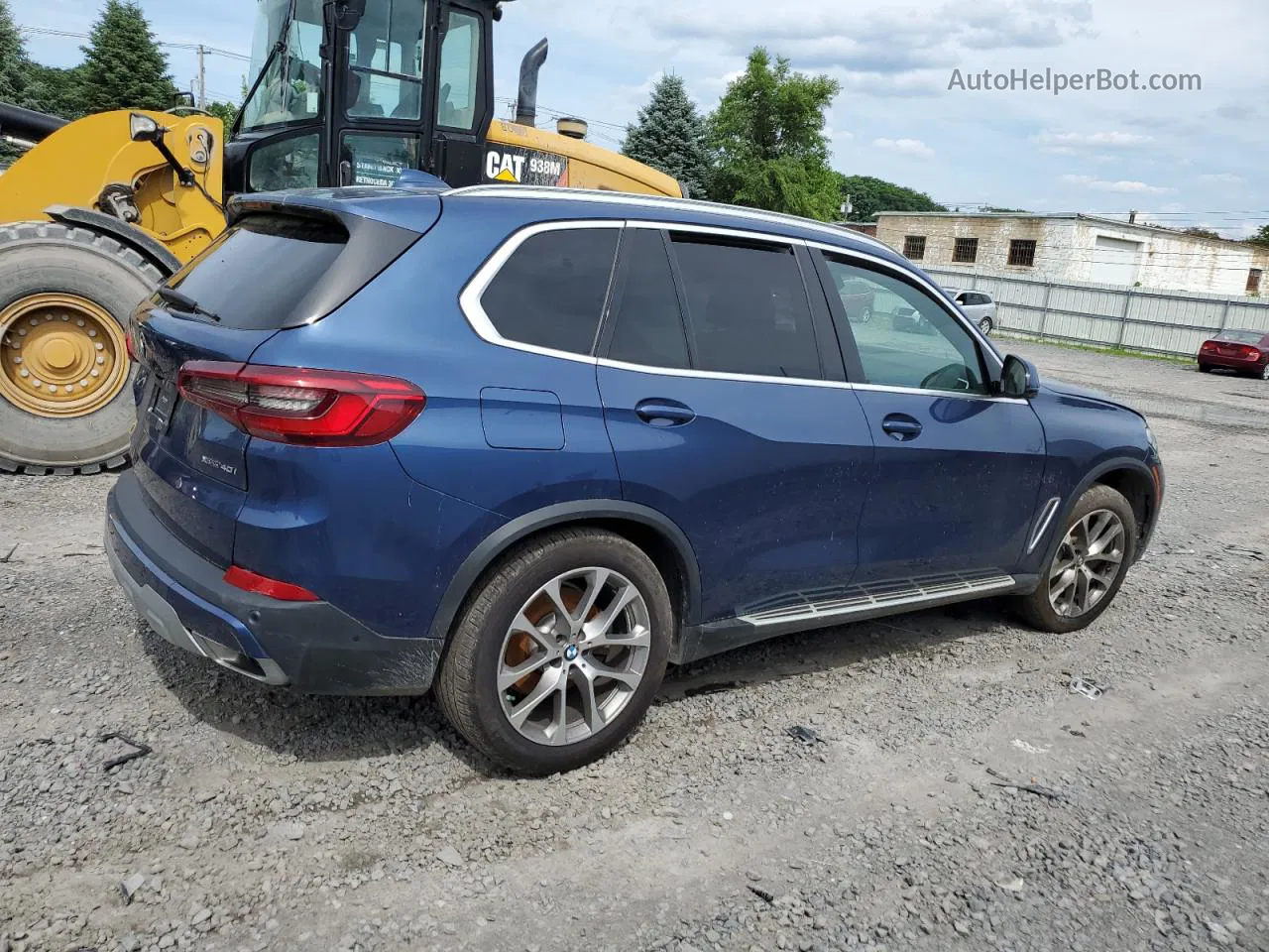 2019 Bmw X5 Xdrive40i Синий vin: 5UXCR6C51KLK88950