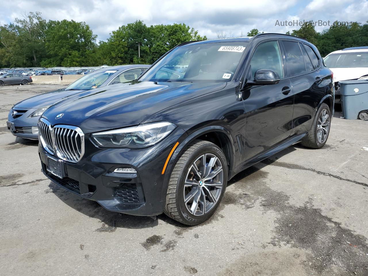 2019 Bmw X5 Xdrive40i Black vin: 5UXCR6C51KLL02751