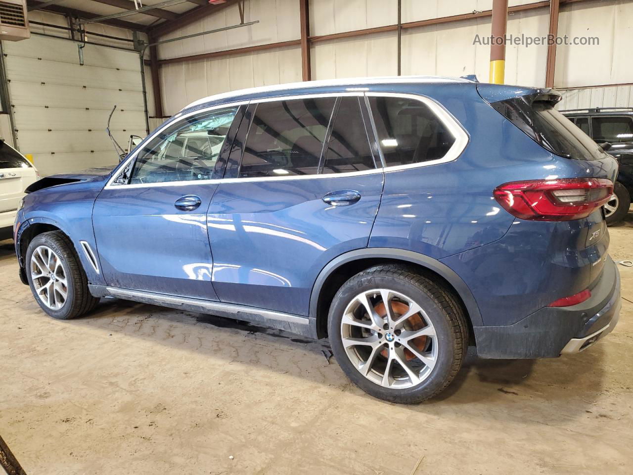 2019 Bmw X5 Xdrive40i Blue vin: 5UXCR6C51KLL04922