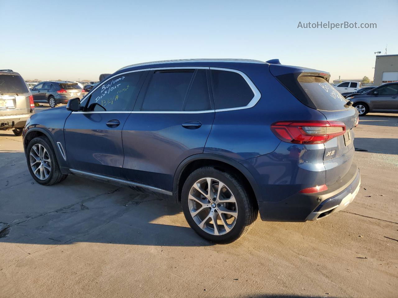 2019 Bmw X5 Xdrive40i Blue vin: 5UXCR6C51KLL06962