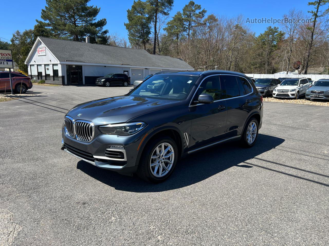 2019 Bmw X5 Xdrive40i Gray vin: 5UXCR6C51KLL07738