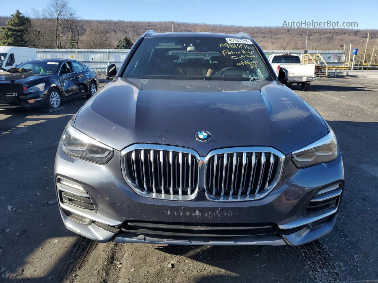 2019 Bmw X5 Xdrive40i Gray vin: 5UXCR6C51KLL10087