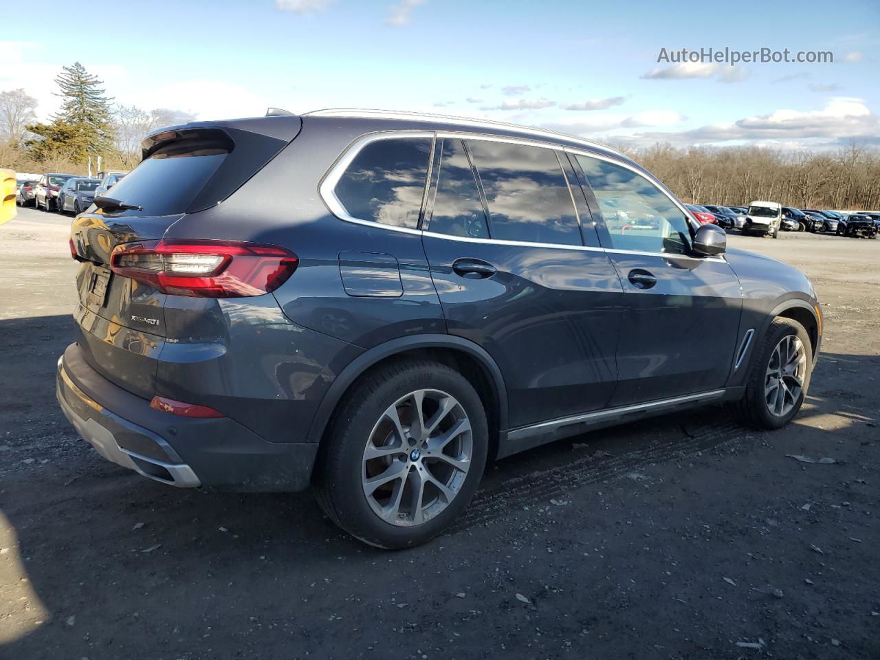 2019 Bmw X5 Xdrive40i Gray vin: 5UXCR6C51KLL10087