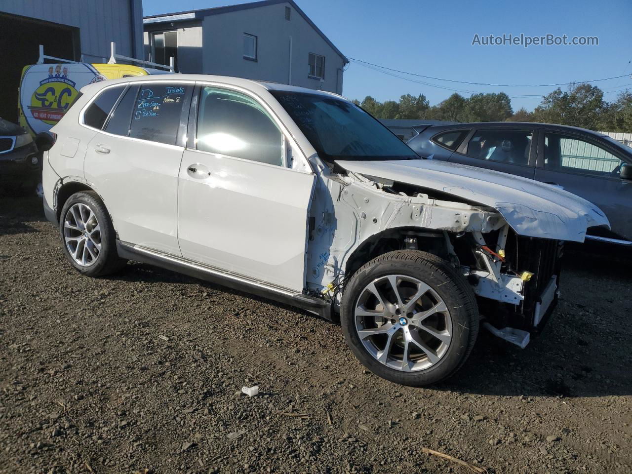 2019 Bmw X5 Xdrive40i White vin: 5UXCR6C51KLL12695