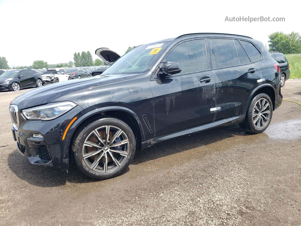 2019 Bmw X5 Xdrive40i Черный vin: 5UXCR6C51KLL27732