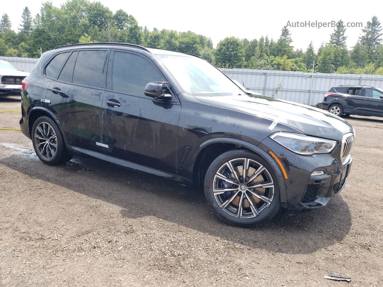 2019 Bmw X5 Xdrive40i Черный vin: 5UXCR6C51KLL27732