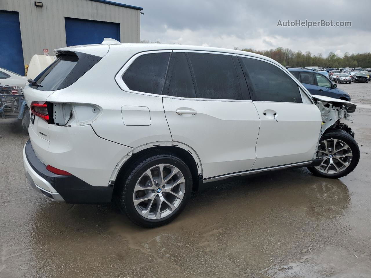 2019 Bmw X5 Xdrive40i White vin: 5UXCR6C51KLL61685