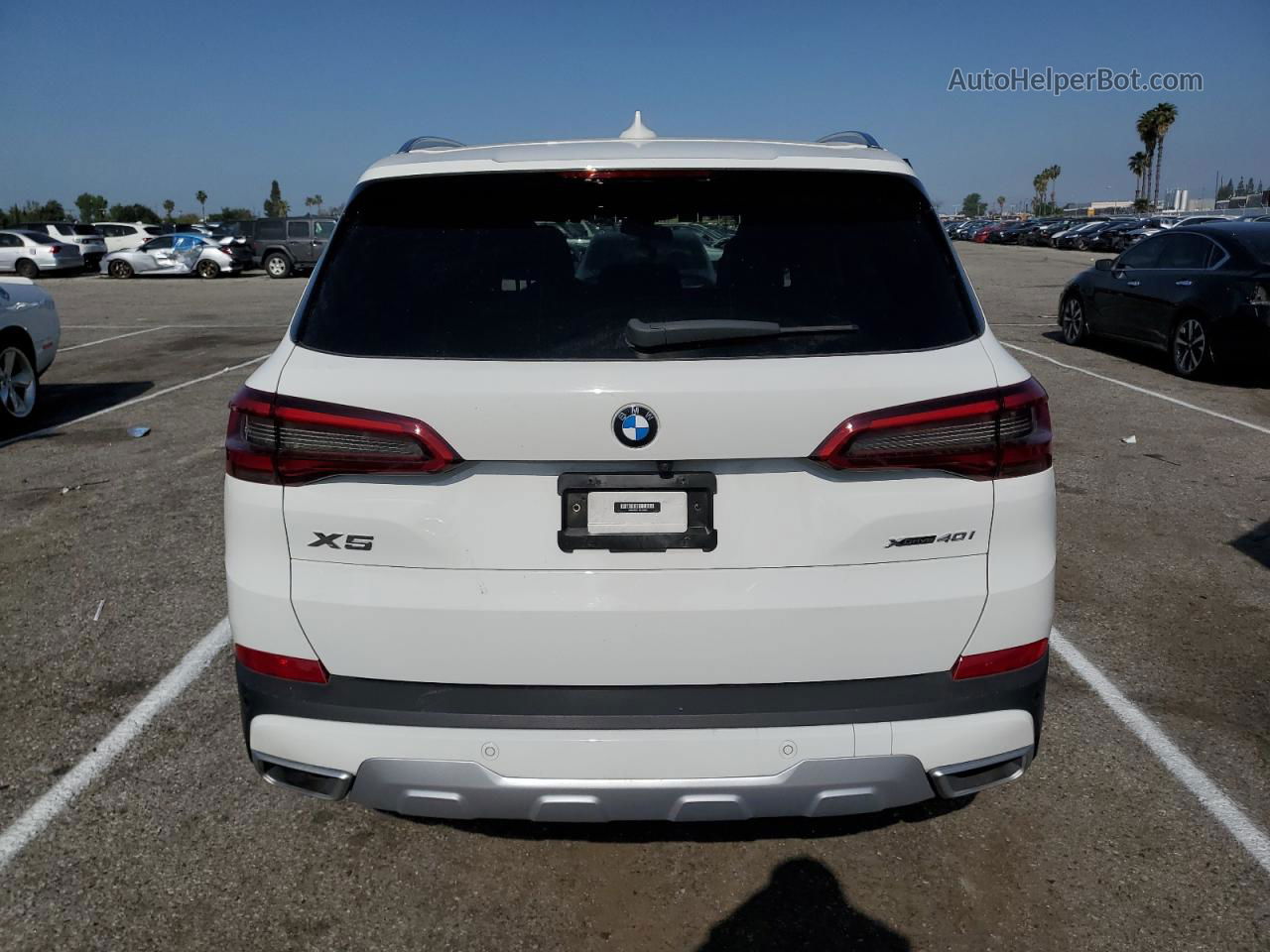 2019 Bmw X5 Xdrive40i White vin: 5UXCR6C51KLL62075