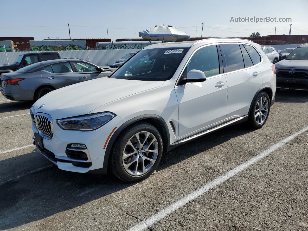 2019 Bmw X5 Xdrive40i White vin: 5UXCR6C51KLL62075