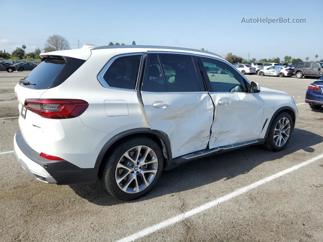 2019 Bmw X5 Xdrive40i White vin: 5UXCR6C51KLL62075